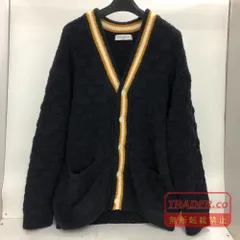 02w24704 ジェラートピケ オム GELATO PIQUE HOMME  ベビモコビスケットカーディガン  ネイビー L  中国製 メンズ  カーディガン  ポリエステル  PHNT224907  【中古品】
