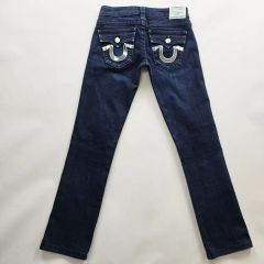 TRUE RELIGION BECKY USA製 フレアデニム 24 黒 ビーズ - メルカリ