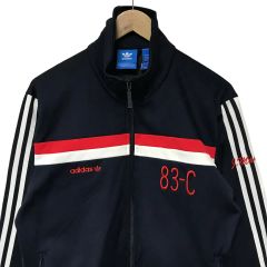 激レア‼️‼️adidas 83-C ジャージ レッド/ホワイト - メルカリ