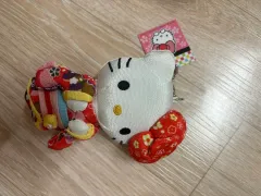 日本で買ったハローキティ着物キーホルダーぬいぐるみ
