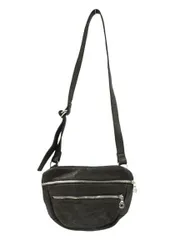イサムカタヤマバックラッシュ ISAMU KATAYAMA BACKLASH Double Shoulder Shoulder Bag Black ダブルショルダー ショルダーバッグ ブラック 黒 レザー 本革 BAG カバン 斜めがけ鞄のサムネイル