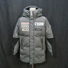 キッズ 140 DESCENTE アウディ ダックダウン ダウンジャケット (状態良し) 111802のサムネイル
