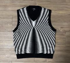 極美品Stussy ストゥーシーPhoto Jacquard vest Mサイズ - メルカリ