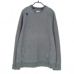 DESCENTE レディース 裏地弱起毛 スリムフィット スウェット グレー (HU35010)のサムネイル
