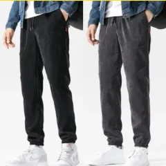 オーバーサイズ35までコーデュロイジョガーパンツ