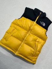 THE NORTH FACE ダウンベスト イエロー ブラック M メンズ - メルカリ