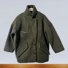 イサベルマラン 1501 ラナ ヴァージンウール ルーズフィット ショートコートのサムネイル