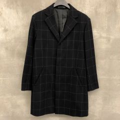 Theoryセオリーのカシミヤ混スタンドカラーウールコート XSサイズ 送料