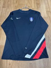 美品】NikeFマリノス練習着 ネイビー長袖ピステ - メルカリ
