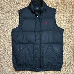 ラルフローレン　90s ダウンベスト 90s】Ralph Lauren ダウンベスト ヌプシ型 ポニー刺繍 - メルカリ