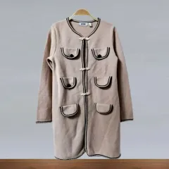 MOSCHINO ウール100% ロング カーディガン ジャケットのサムネイル