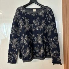 DRIES VAN NOTEN キルティング スウェット 花柄 ニット - メルカリ