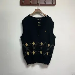 DAKS ゴルフ ブラック ベスト ジャケットのサムネイル