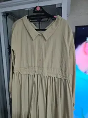 シャカシャカ素材ワンピース 新品
