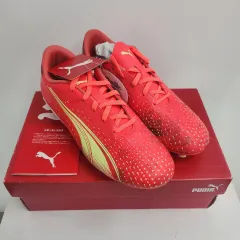 新品) 235) PUMA ウルトラ プレイ HG+ミッド ジュニア サッカーシューズ