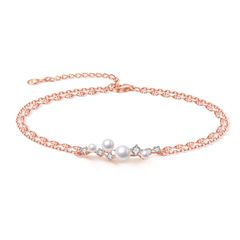 あこや真珠 パールブレスレット 大人可愛い ミニマルデザイン 彩り リボン 華奢 あこや真珠 パールブレスレット 大人可愛い ミニマルデザイン 彩り