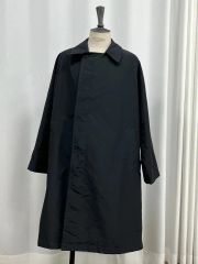 INTÉRIM HYPERBIG WOOLGABERDINE COAT 黒 - メルカリ
