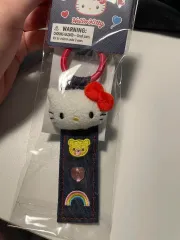 ハローキティ デニムキーホルダー 新品