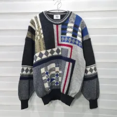 90s Modigliani ヴィンテージ ニット セーター - Lのサムネイル