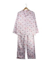 FELISSIMO 薄紫 花柄 シャンプーパジャマ - メルカリ