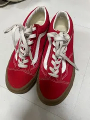 VANS オールドスクール ガムソール レッド 235