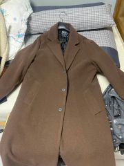 Burberry London スエード調 チェスターコート ブラウン - メルカリ