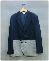 42 STELLA McCARTNEY ステラ マッカートニー オーバーサイズ バイカラー ダブル ブレスト ジャケット (20% セール)のサムネイル