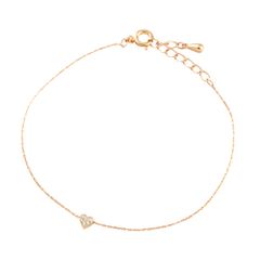 Jouete ジュエッテ】ジルコニア スクエア ブレスレット イエロー 