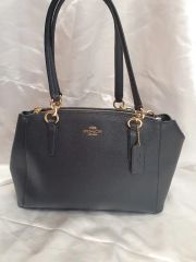 COACH ハンドバッグ ショルダー付きブラック レザー I.2722 - メルカリ