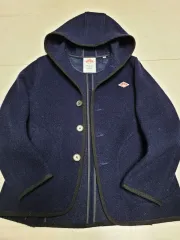 ダントン ウールモサ ネイビー フードジャケット 38サイズ myrのサムネイル