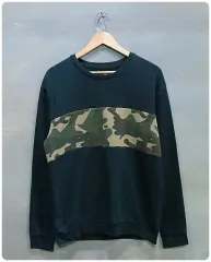 L ZARA ザラ カモフラージュ バイカラー スウェット (20% セール)