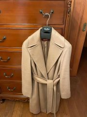 超美品！カシミア100% PLACENZA ベージュ ロングコート - メルカリ