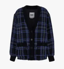 MSGM カーディガン ブルー (2024fw)のサムネイル