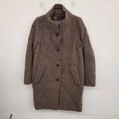 レディース55 size COMPAGNA ウール混 コート
