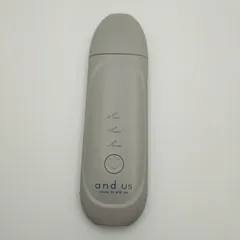 and us ウォーターピーラー 3COINS スリーコインズ 美顔器 超音波 ピーリング 浸透 モード切替 グレー USB充電式 美肌 毛穴ケア 外箱付き 【MY340】のサムネイル