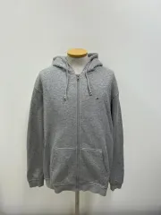 TOMMY/トミーヒルフィガー裏起毛パーカー ジップアップ/メンズ100/オーバーサイズ/