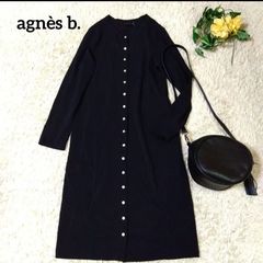 美品】agnes b. アニエスベー プリーツドッキングワンピース size3