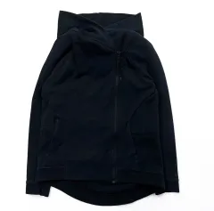 85 NIKE ブラック コットン ストレッチ フルジップアップ