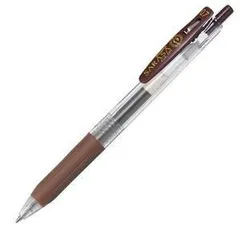 (まとめ) ゼブラ ゲルインクボールペン サラサクリップ 0.7mm 茶 JJB15-E 1本 〔×60セット〕