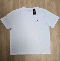 新品タグ付き ラルフローレン ヘンリーネックTシャツ 白 ホワイト QR