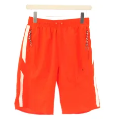 アディダス バイ ステラマッカートニー adidas by Stella McCartney ハーフパンツ ショートパンツ イージー ウエストゴム ロゴ プリント ストレッチ XS オレンジ /BB