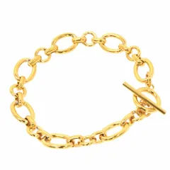 [mico.lor] ステンレス ブレスレット (18) ブレスレット レディース サージカルステンレス あずき 4面カット 金属アレルギー対応 316L 14cmゴールド 金色のサムネイル