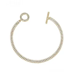 [NEOGLORY] JEWELRY［ネオグロリー］ ブレスレット ラリエット キュービックジルコニア シンプル マンテル おしゃれ 大人 可愛い （ネオグローリー） (ゴールド)のサムネイル