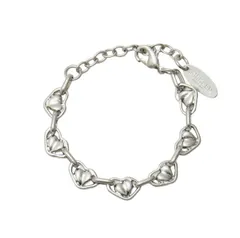 [ミルクフェド] ハートチェーンブレスレット HEART CHAIN BRACELET 103253054006 SILVER ONE SIZEのサムネイル