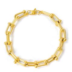 STELLARHOLLYWOOD☆メタルシャイニーチェーンブレスレット☆ゴールド
