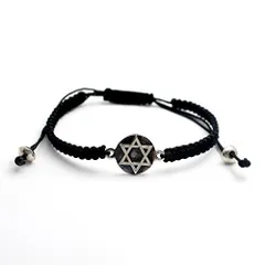 六芒星 ヘキサグラム ダビデの星 ブレスレット シルバー９２５ アクセサリー メンズ レディースのサムネイル