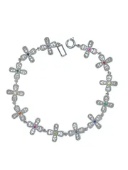50+nc シルバー925 ブレスレット レディース メンズ アクセサリー プレゼント ギフト 日本製 花のサムネイル
