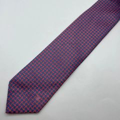 HERMES エルメス ネクタイ 幾何学模様 シルク100% - メルカリ