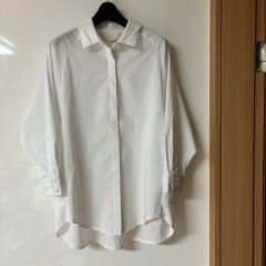 styling/定価21000 長袖シャツ ホワイト ジップ 個性的 - メルカリ