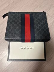 グッチ GGスプリーム シェリーライン トラベルポーチ箱・保存袋付き